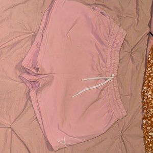 Pink Gymshark shorts